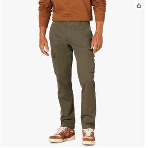 Amazon Essentials Mens Slim-Fit Stretch Cargo Pant - Olive - 34W X 34L